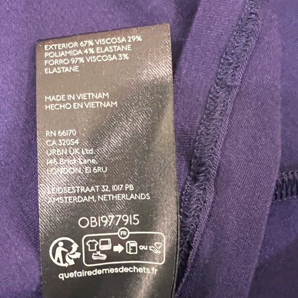 Maeve Long-Sleeve Scoop-Neck Mini Dress. Retro. Navy. Size XL Petite. NWT - Picture 8 of 10